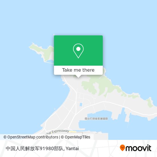 中国人民解放军91980部队 map