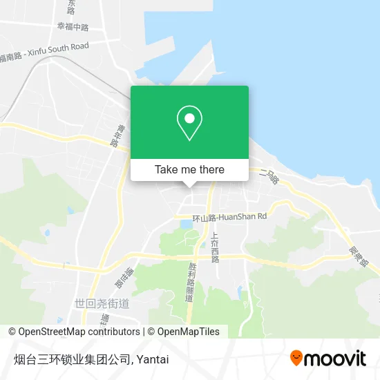 烟台三环锁业集团公司 map