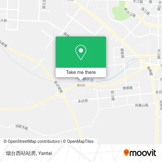 烟台西站站房 map