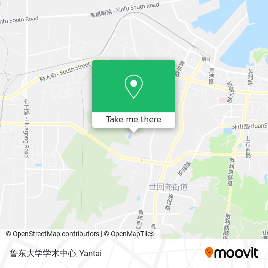 鲁东大学学术中心 map
