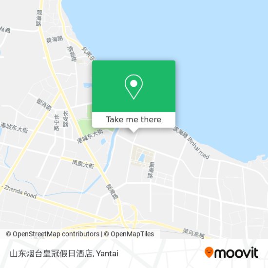 山东烟台皇冠假日酒店 map
