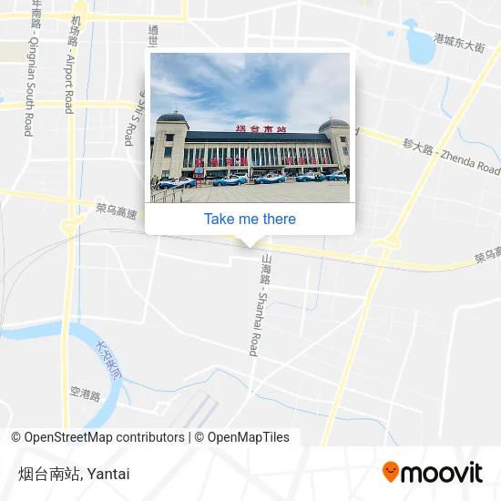 烟台南站 map