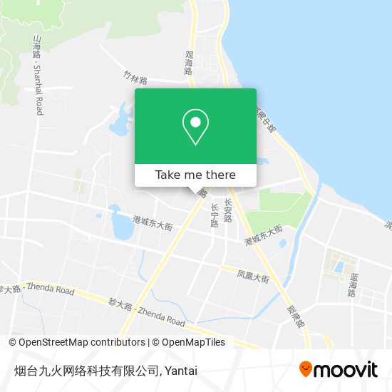 烟台九火网络科技有限公司 map