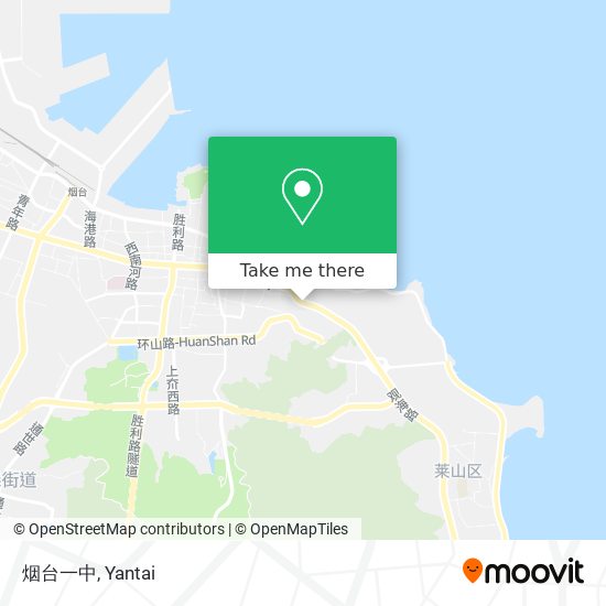 烟台一中 map