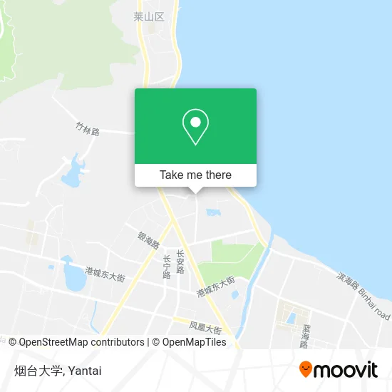 烟台大学 map