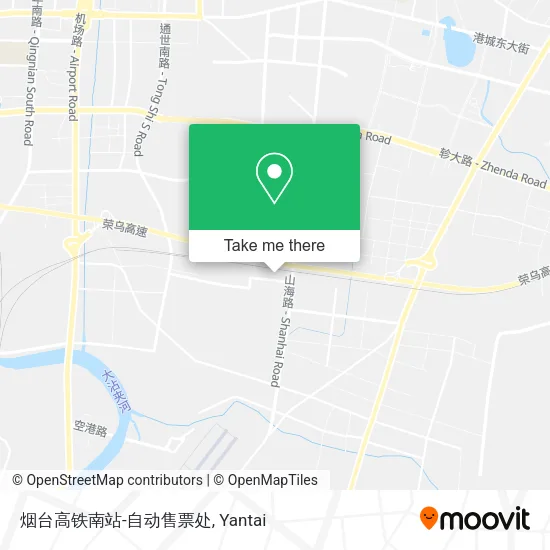 烟台高铁南站-自动售票处 map