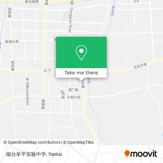 烟台牟平实验中学 map