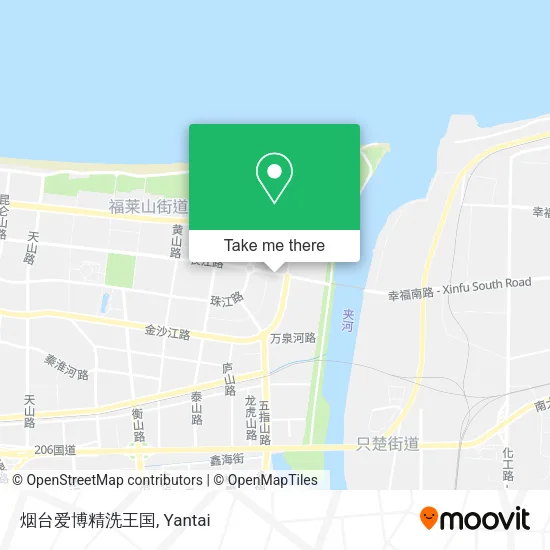 烟台爱博精洗王国 map