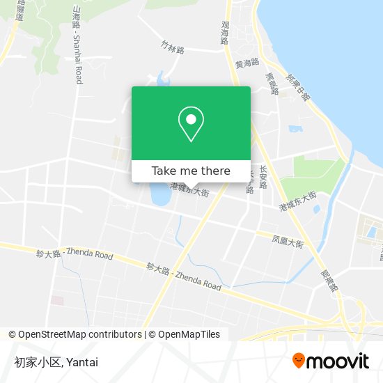 初家小区 map