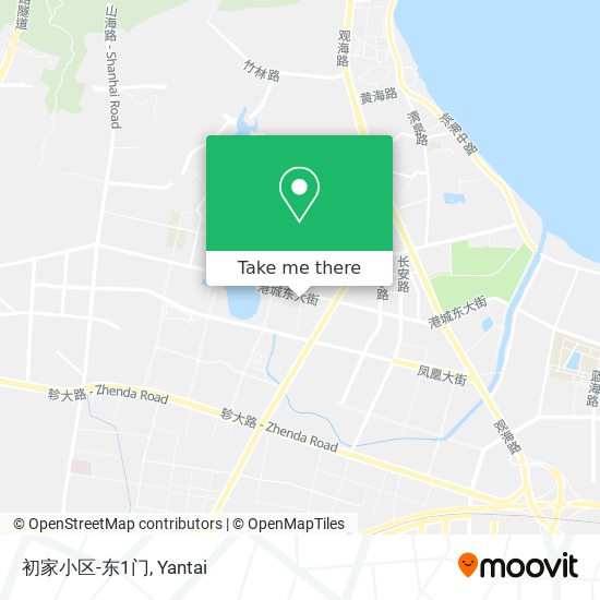 初家小区-东1门 map