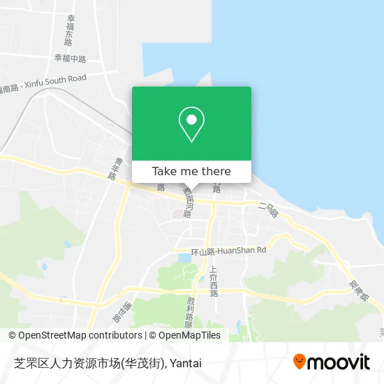 芝罘区人力资源市场(华茂街) map