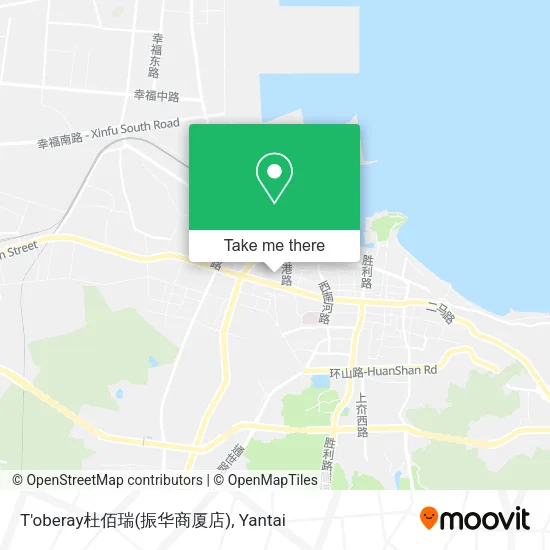 T'oberay杜佰瑞(振华商厦店) map
