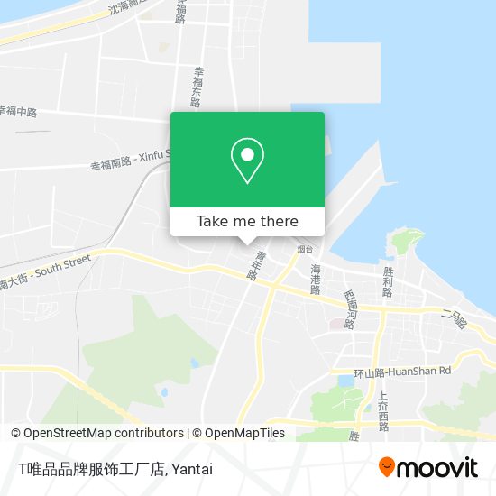 T唯品品牌服饰工厂店 map