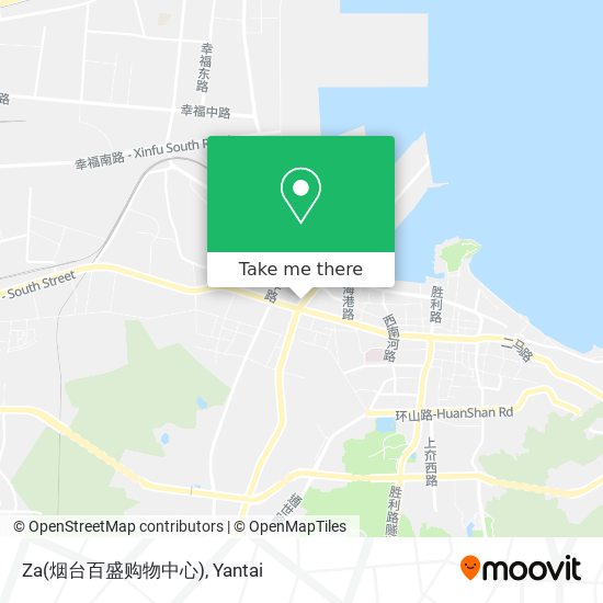 Za(烟台百盛购物中心) map