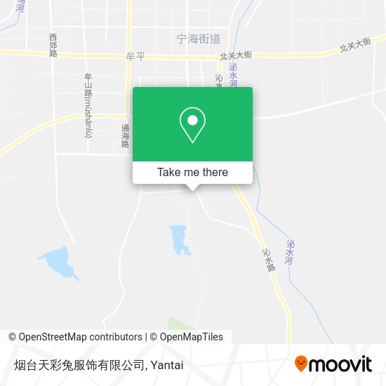 烟台天彩兔服饰有限公司 map