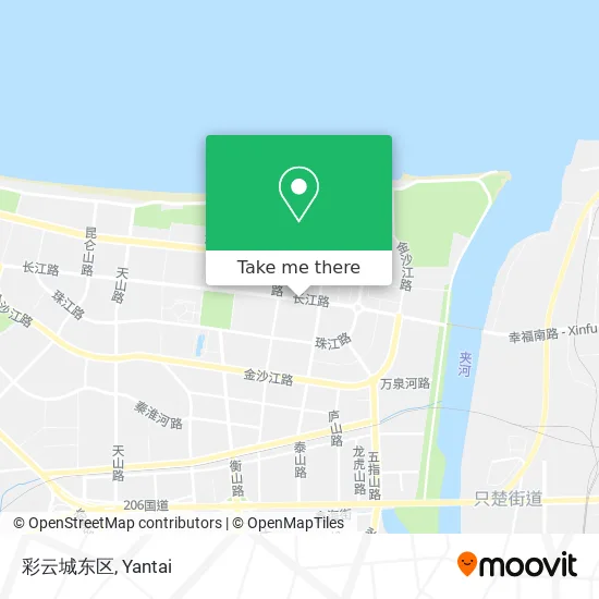 彩云城东区 map