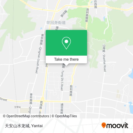 天安山水龙城 map