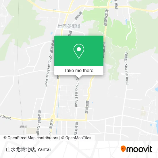 山水龙城北站 map