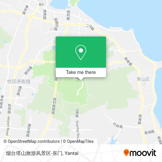 烟台塔山旅游风景区-东门 map