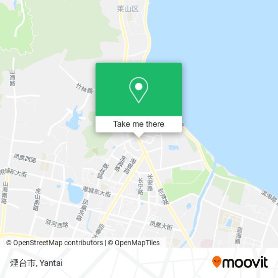 煙台市 map