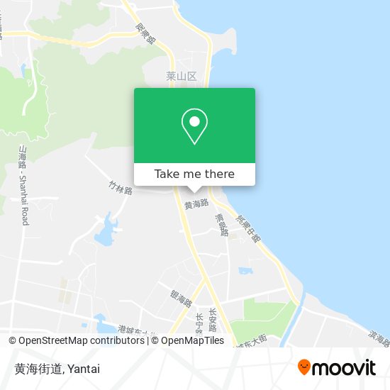 黄海街道 map