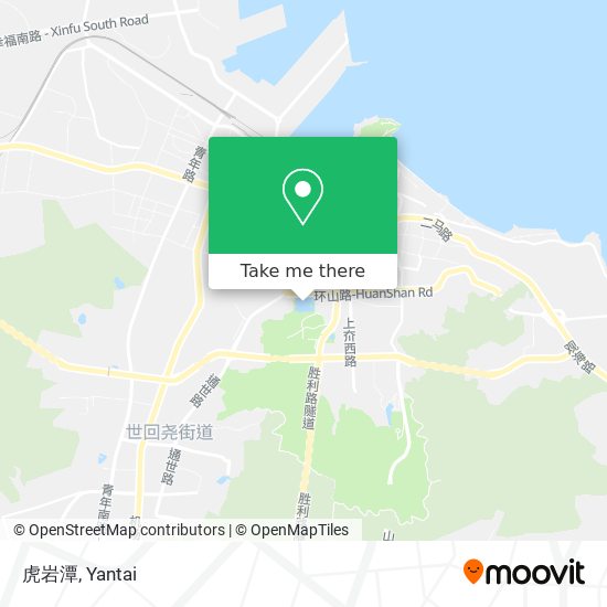 虎岩潭 map