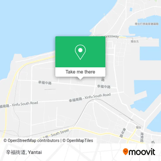 辛福街道 map