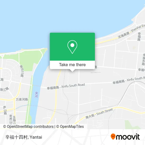 辛福十四村 map