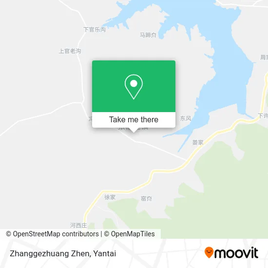 Zhanggezhuang Zhen map