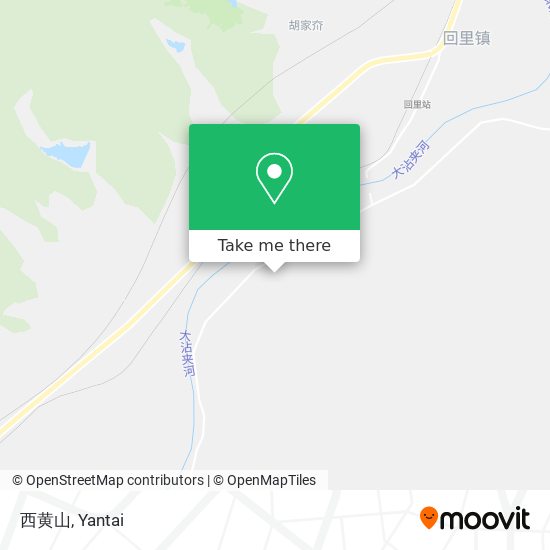 西黄山 map