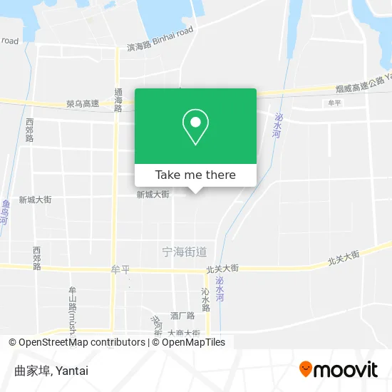 曲家埠 map
