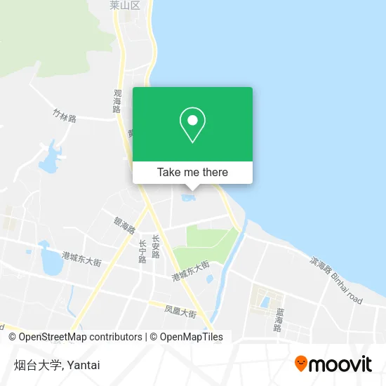 烟台大学 map