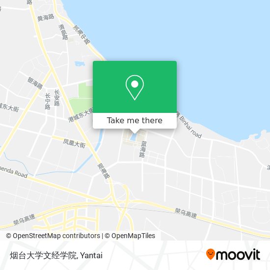烟台大学文经学院 map