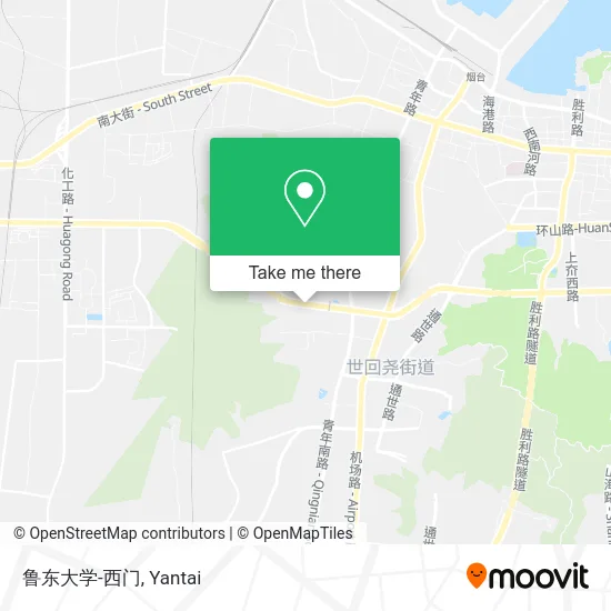 鲁东大学-西门 map