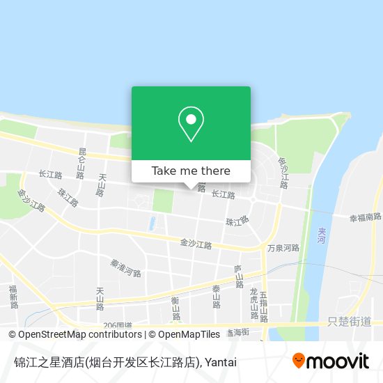 锦江之星酒店(烟台开发区长江路店) map