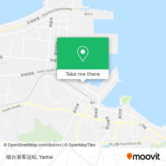 烟台港客运站 map