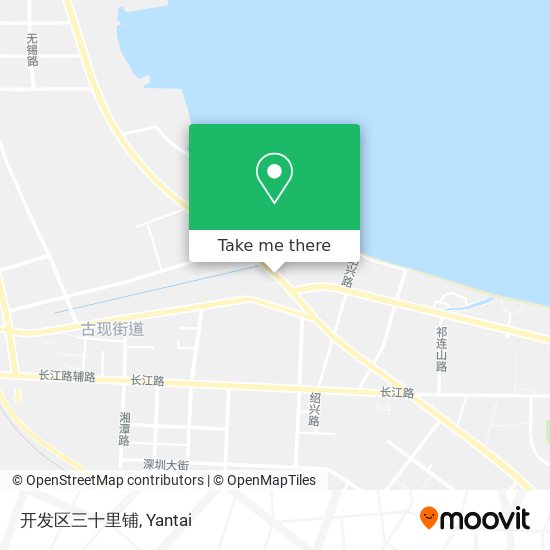 开发区三十里铺 map