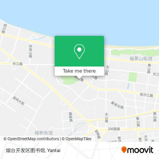 烟台开发区图书馆 map