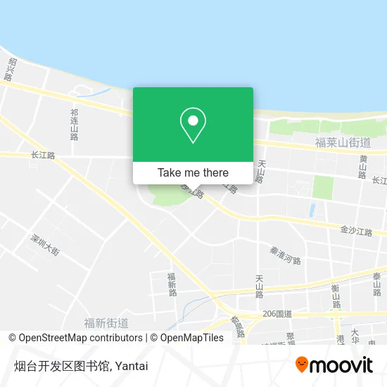 烟台开发区图书馆 map