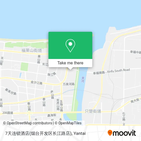 7天连锁酒店(烟台开发区长江路店) map