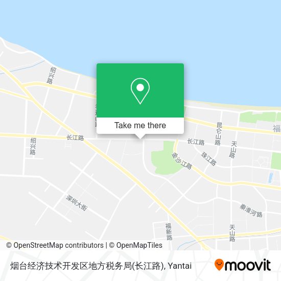 烟台经济技术开发区地方税务局(长江路) map