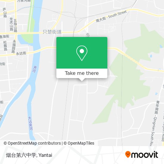 烟台第六中学 map