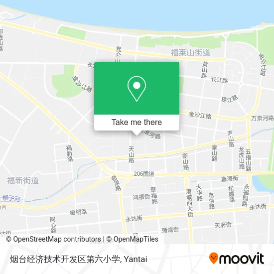 烟台经济技术开发区第六小学 map