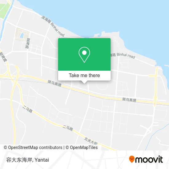 容大东海岸 map