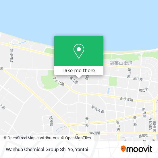 Wanhua Chemical Group Shi Ye map