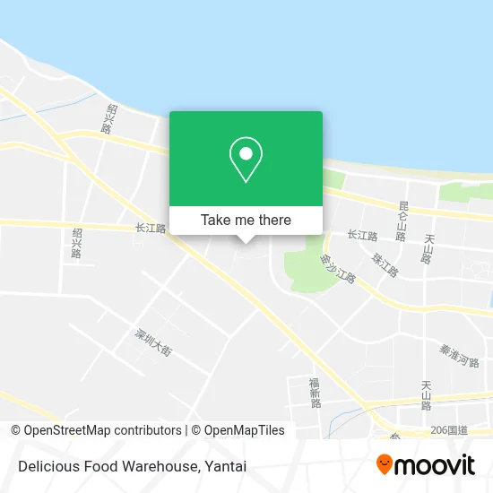 Delicious Food Warehouse map