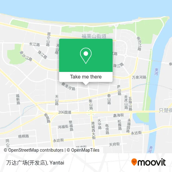 万达广场(开发店) map