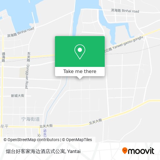 烟台好客家海边酒店式公寓 map