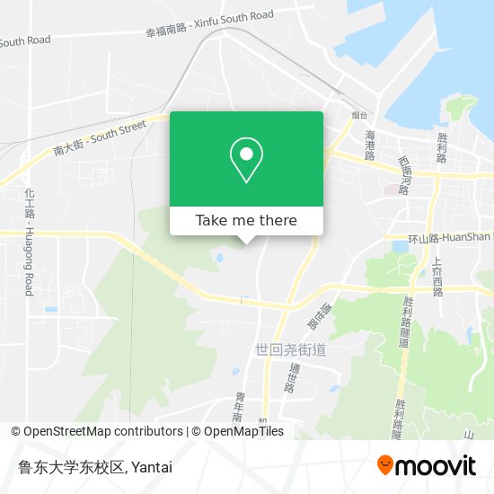 鲁东大学东校区 map