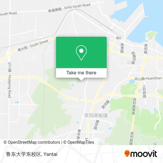 鲁东大学东校区 map